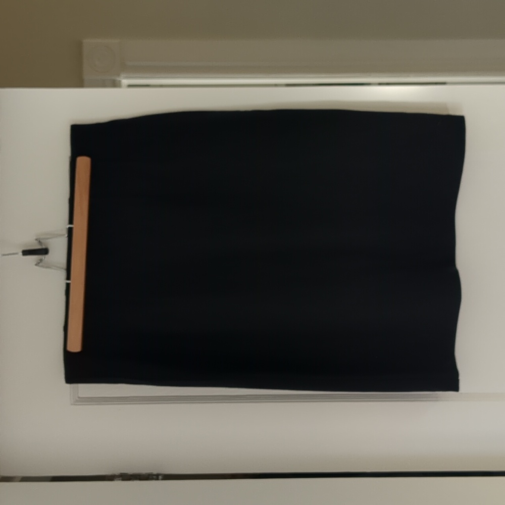 🇬🇧Marks & Spencer NWT Dark Navy Matte Jersey Knee Length Pencil Skirt